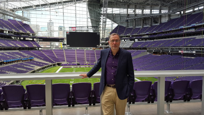 The Minnesota Vikings' new stadium