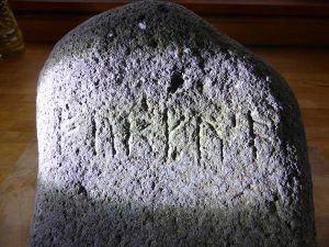 The Eigg Runestone. Photo: Camille Dressler.