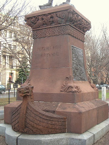 Leif Eriksson statue in Boston
